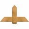 Ekena Millwork Eugene Rough Sawn Timber Gable Bracket, Western Red Cedar, 36"W x 21"H x 6"D x 6"F, 14/12 Pitch GBW036X21X0606EUG00RWR - alternate 1